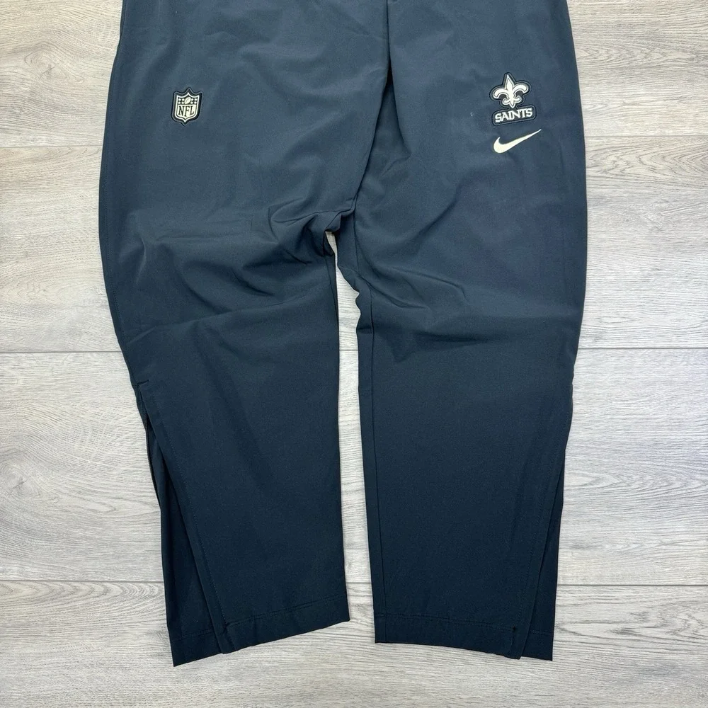 New Orleans Saints Nike Player Issue #37 Black Track pants Sz L Football